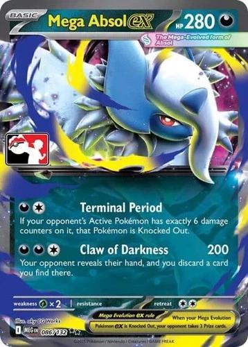 Mega Evolution Mega Absol Ex [Prize-Pack] Pokémon card